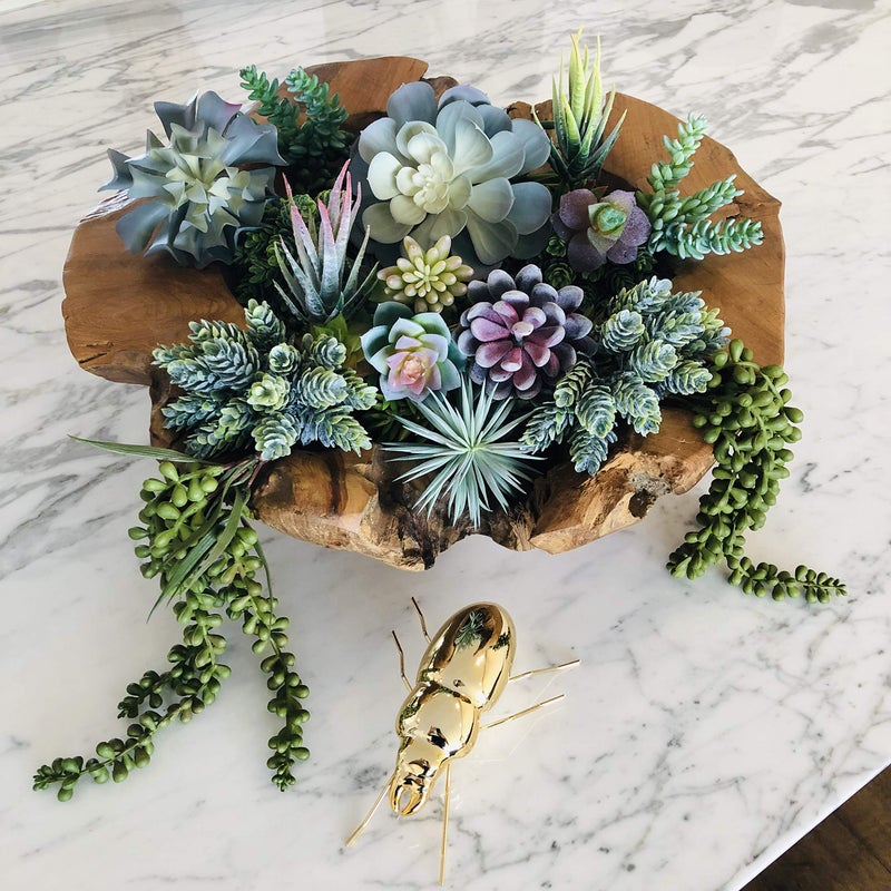 caqpo Artificial Succulents - 15 Pack - Premium Unpotted Succulent Plants Artificial - Realistic Textured Succulents - Fake Succulent Plants for DIY - Feaux Faux Cactus Plant Bulk - Image 3